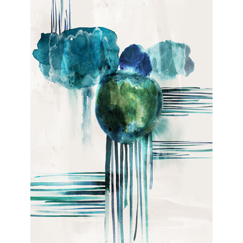 «Aqua Flow» par Zoey Riley - impression, H 40 po x l 30 po, Extérieur