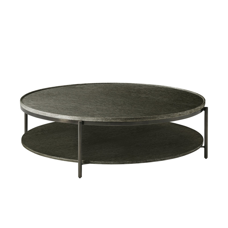 Repose Solid Wood Coffee Table, Charcoal