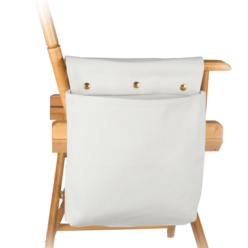 Chaise de camping director, Blanc