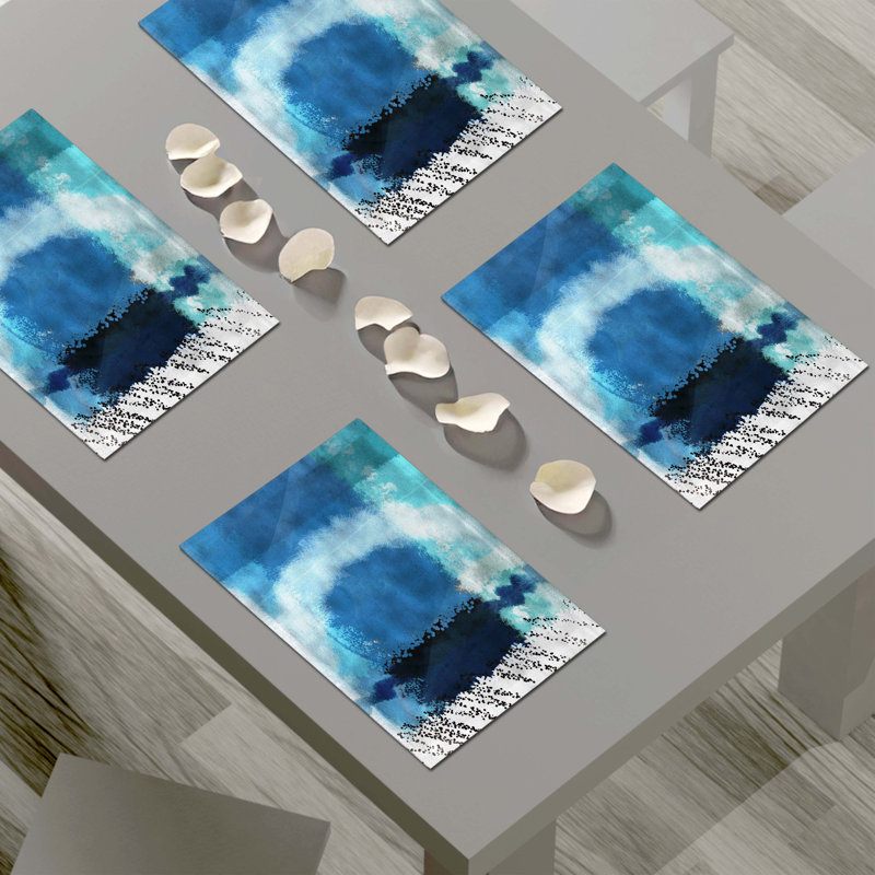 Napperon abstrait en polyester
