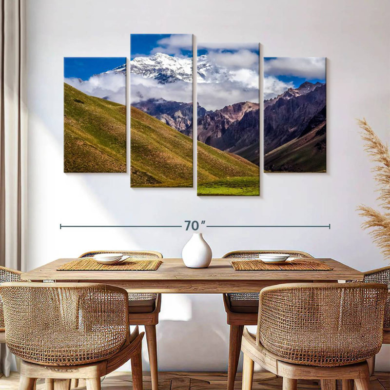 Harpa Cloudy Aconcagua, 42" H x 68" W
