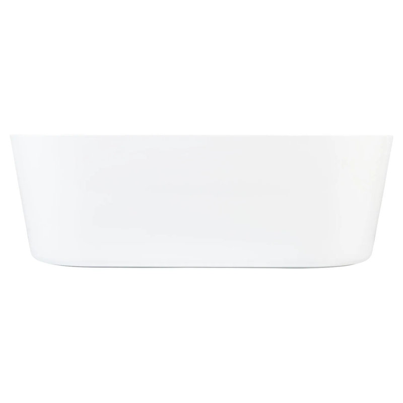 70" Ashington Acrylic Freestanding Soaking Bathtub, Chrome