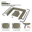 Lit pour chien surélevé avec coussins Cooler-2109079866-2109079862