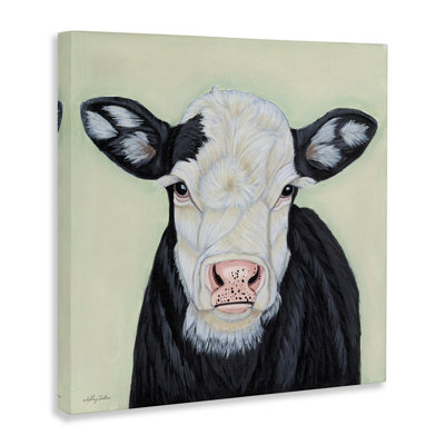  "Vache avec oreilles tachetées" par Ashley Justice
