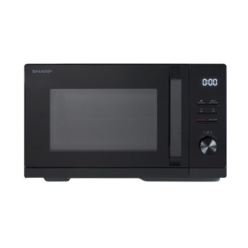 Sharp 46.9cm 900W - Watt Countertop Microwave, Black