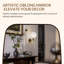 Miroir de salle de bain ovale moderne |  Cadre-424648694-406325272