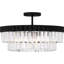Plafonnier semi-encastré 4 lumières Starlight-100486175
