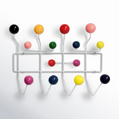 Joyelle 14-Hook Metal Coat Rack