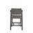 Cardone Wood Finish Chair - Black Wash Finish Frame, Charcoal Vegan Leather-1908467722