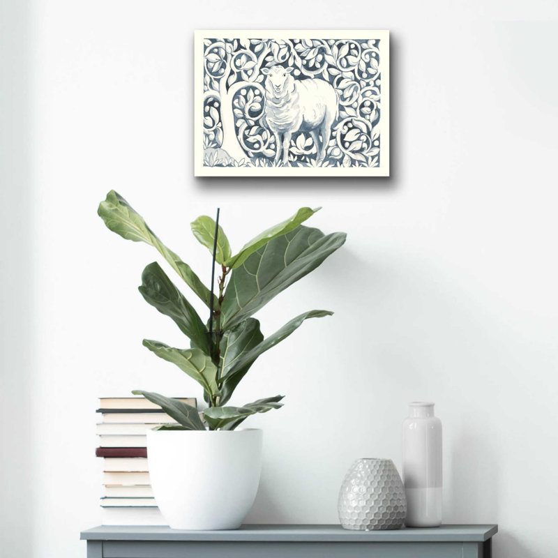 August Farm® «Farm Life V v2» par Miranda Thomas, art mural en verre acrylique, H 12 po x l 16 po x P 0,13 po