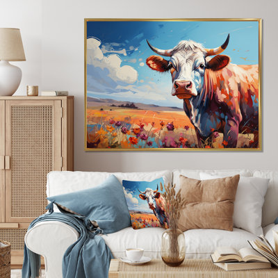 Vache, campagne, palette III - impression