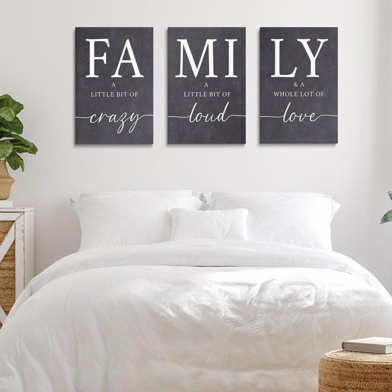 Home Kitchen Wall Decor Living Room Decorative Farmhouse Wall Decor Family Dining Room Decor For Wall Living Room Wall Decor Home Family Decor Large Farmhouse Decor Clearance Set Of 3 24"