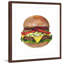 « ultimate burger », reproduction d’art encadrée-20836896