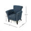 Fauteuil magnifiquement rembourré CLUB CHAIR