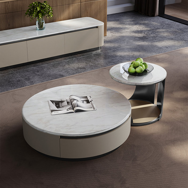 Table basse Luxury, H 15,7 po x l 35,4 po x P 35,4 po