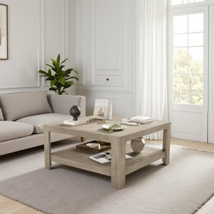 Table basse carrée avec rangement