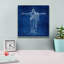  «Jesus Blueprint 2» par Rich Monet, art mural sur toile, 12 po x 12 po-30358415