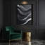 «Abstract Landscape 90», art mural sur toile noire-1097470038