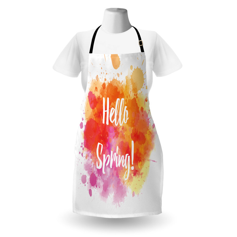 No Pattern Bib Apron