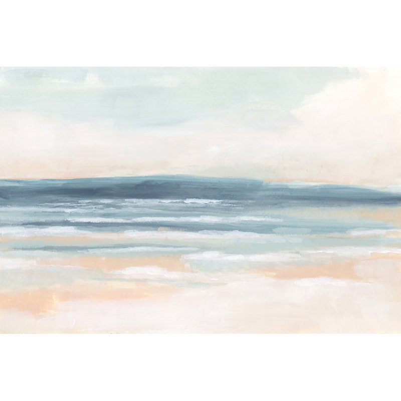 Surf Blush II by June Erica Vess - Wrapped Canvas Print, 30cm H x 46cm W x 3.8cm D