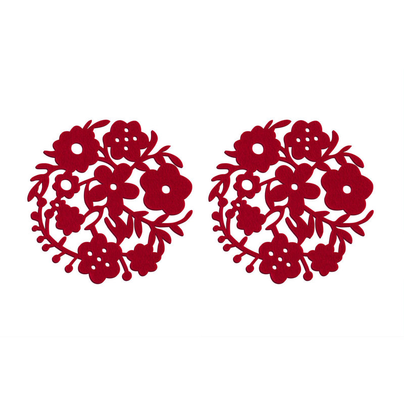 Sway Cotton Floral Round Placemat