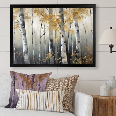 «Odwyer Birch Tree Dense Forest II», reproduction sur toile