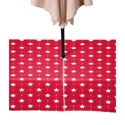 Christmas Stars Water Repellent Tablecloth