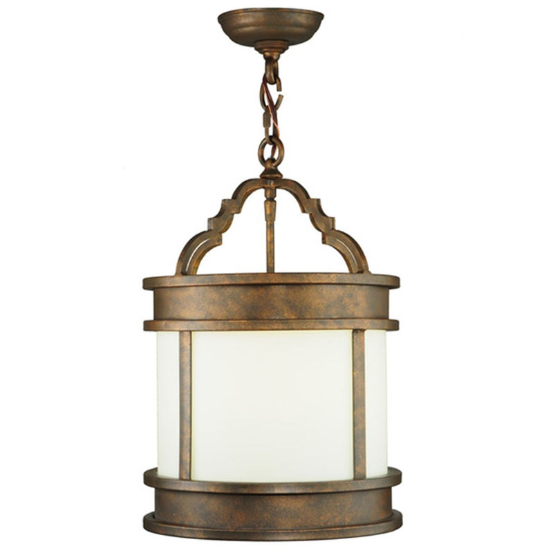 Luminaire suspendu tambour 1 lumière Wyant