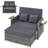Ferrum 67'' Wide Straight Wicker Patio Daybed with Cushions