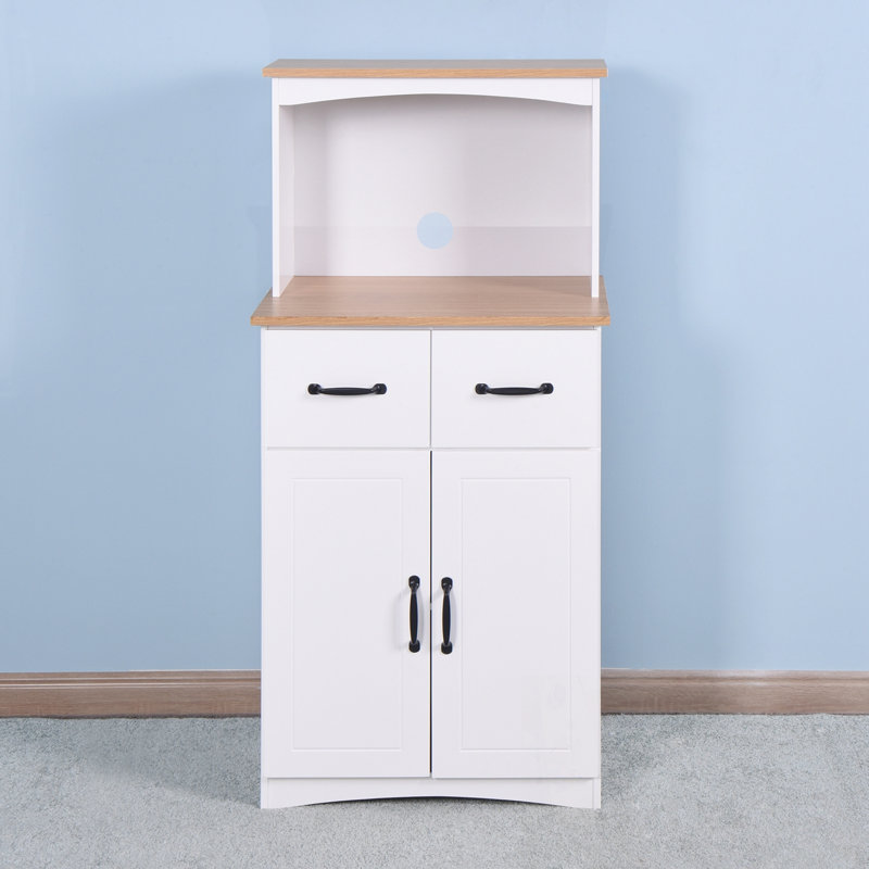 Armoire de rangement pour garde-manger avec 2 portes et 2 tiroirs