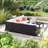 Fionnula 6 Piece Rattan Sectional Seating Group With Sunbrella Cushion Covers-70099346