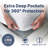 Premium Waterproof Crib Mattress Protector – Absorbent | Noiseless & Breathable – Machine Washable Cover For Toddler & Baby