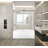 Kingston Brass 60-Inch Acrylic Rectangular 3-Wall Alcove Tub With Tub Door, Hand Drain-108586771-108586770