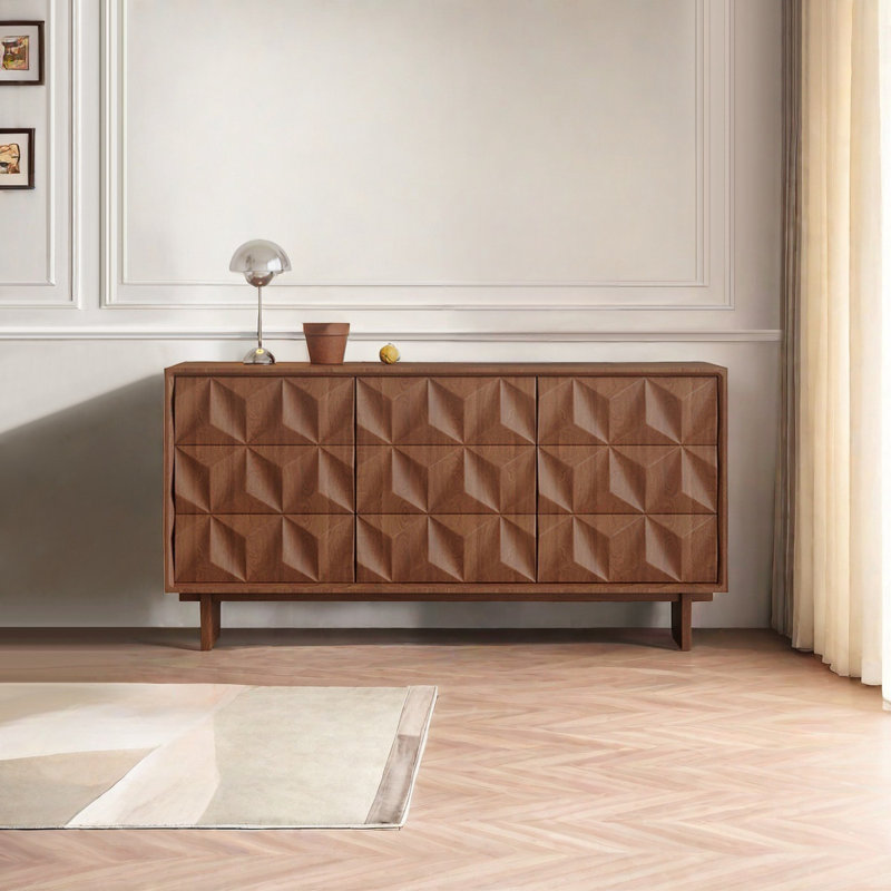 Dining room storage sideboard cabinet