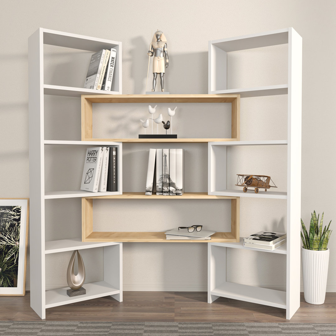 Lilea 150cm H x 165cm W Standard Bookcase