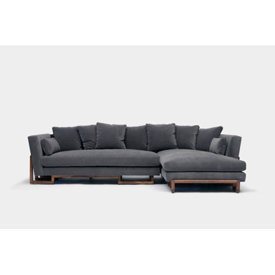 LRG Upholstered L-Shaped Sectional Right Hand Facing