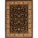 Tapis noir / ivoire Cokeley