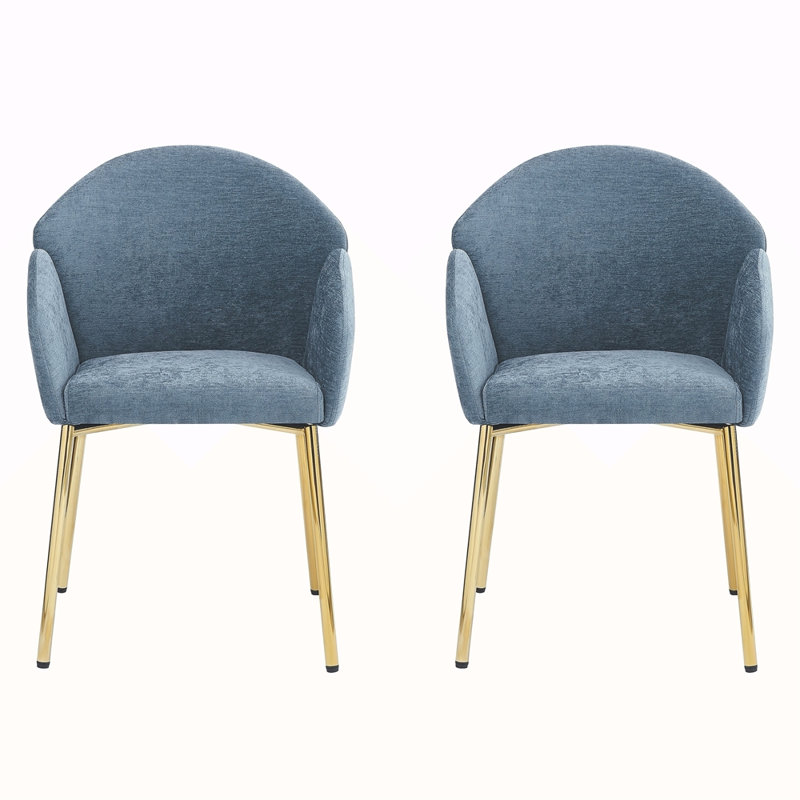 DINING CHAIR( SET OF 2 ), Blue