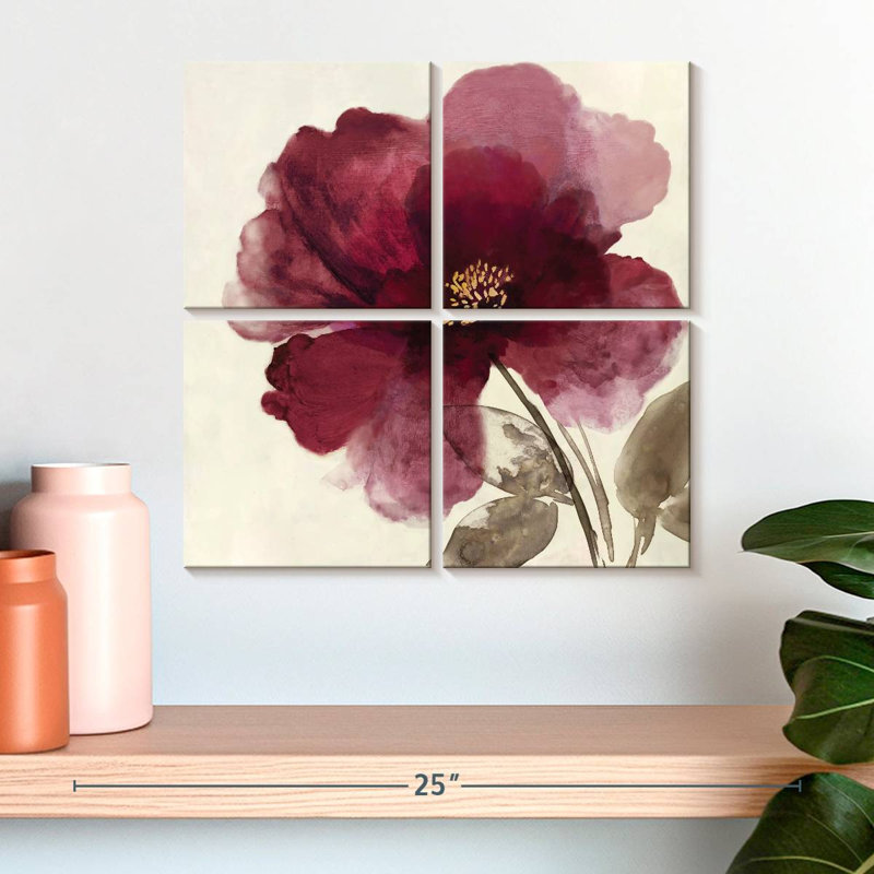 Harnek Crimson Peony II, H 18 po x l 18 po