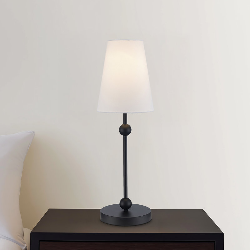 Lampe de table 1 lumière Kael, Noir