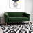 Luxurious Velvet Loveseat with Gold Accents, for Modern Glam and Comfortable Seating-1936658895-1936658890