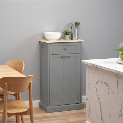 Trash Cabinet,Storage Cabinet(Trash Can Not Included)