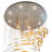 76" Wide Schole Cascading Pendant