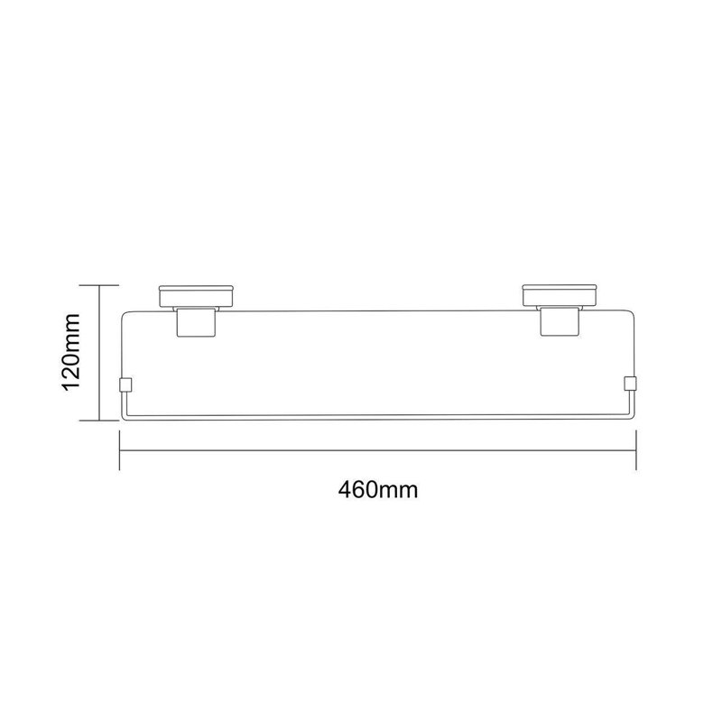 Mike Plastic / Acrylic Bathroom Shelves
