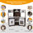 JOYLDIAS Corner Wooden Pretend Kids Play Kitchen, Toddler Kitchen Toys Playset-98903708
