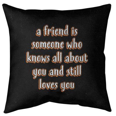 Coussin de sol Love & Friendship
