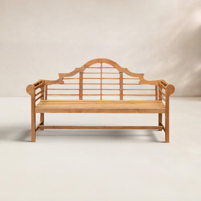 Bea Teak Outdoor Patio Garden Bench