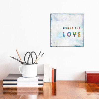Spread The Love In Color by Jamie MacDowell - Wrapped Canvas Gallery-Wrapped Canvas Giclée