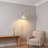 26" Modern Plug-In Wall Sconce with Metal Dome Shade, E26 Base, Easy Installation, Indoor Wall Light, Ivory-856262937
