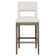 Arie Upholstered Stool with Solid Wood Frame